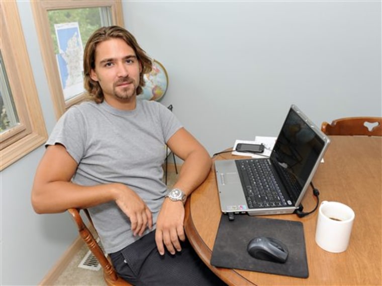 Ryan McGrath, 26, has been working part time designing web sites for small businesses but wants steadier full-time work.